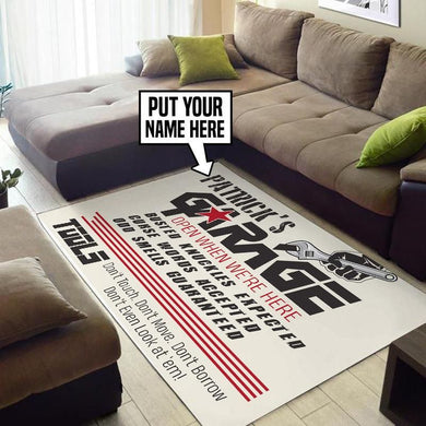 Personalize Garage Rug 05331