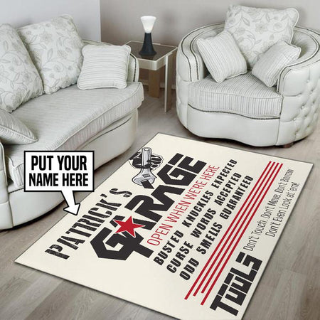 Personalize Garage Rug 05331
