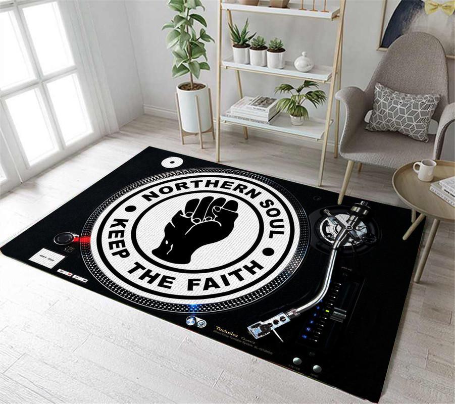 Northern Soul Keep The Faith Rug 05749
