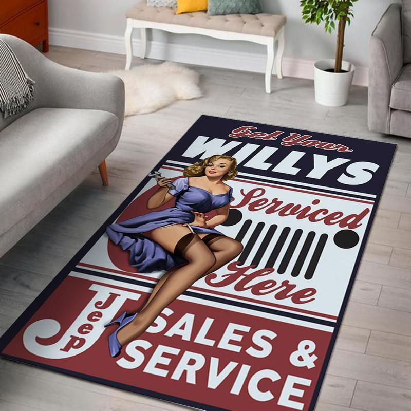 Jeep Willy Rug 05168