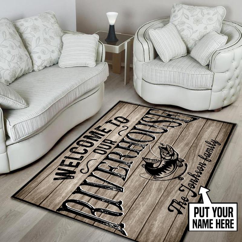 Personalized Welcome To River House Rug 05570