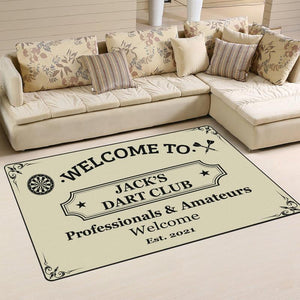 Personalized Dart Room Rug 06825