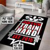 Personalized Gym Fitness Rug 06675