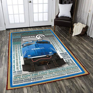Conrail Railroad Rug 05162