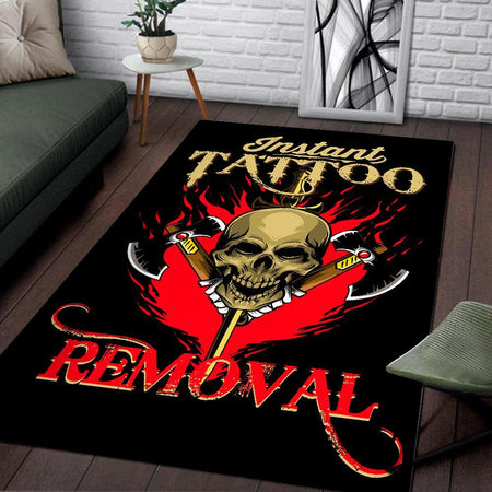 Instant Tattoo Removal Here Rug 06042