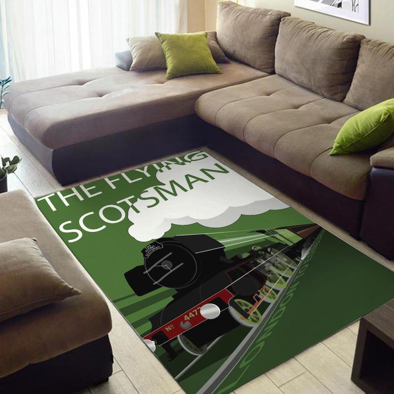 Scotsman Rug Flying Scotsman Railway Railroad 04919