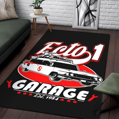 Ghostbuster Rug Ghostbusters Ecto Garage 02640
