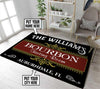 Personalized Bourbon Tasting Room Rug 05985