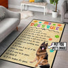 Personalized My Dog's Rule Rug 05554
