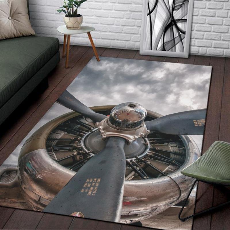 Aircraft Rug Air Craft Turbin 02589