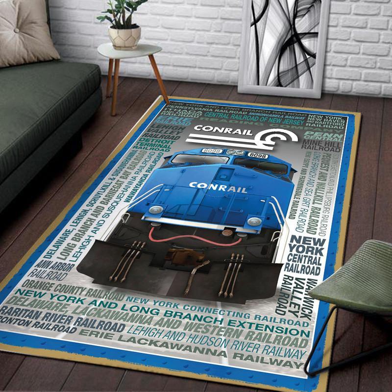 Conrail Railroad Rug 05162