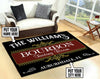 Personalized Bourbon Tasting Room Rug 05985