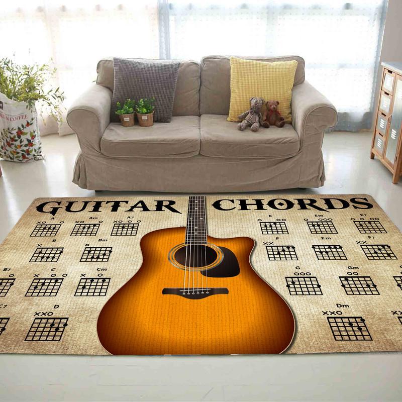 Guitar Chords Rug 05920