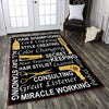 Hair Salon Barbershop Rug 06574