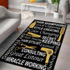 Hair Salon Barbershop Rug 06574
