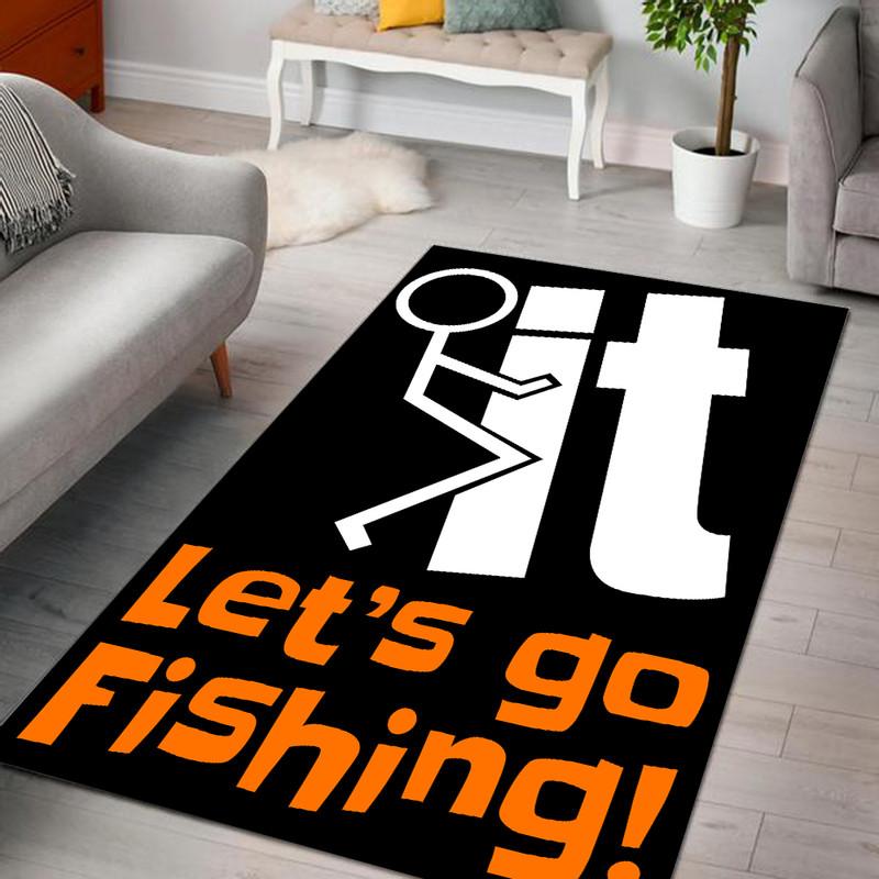 Let's Go Fishing Rug 06151