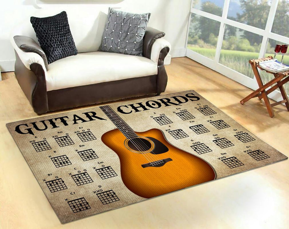Guitar Chords Rug 05920