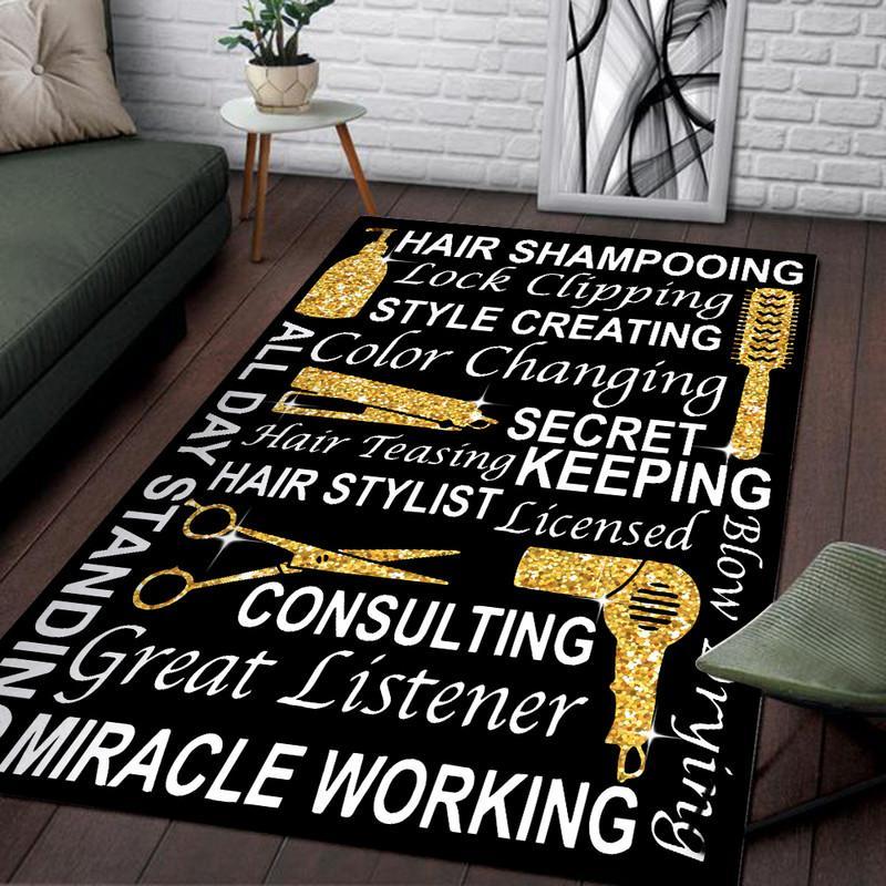 Hair Salon Barbershop Rug 06574