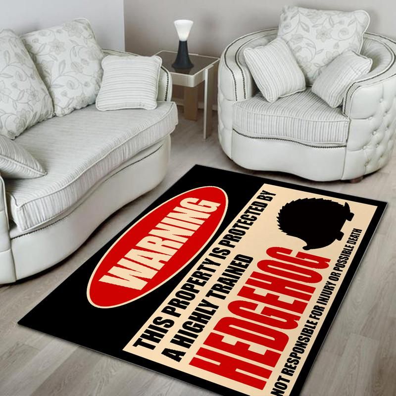 Funny Hedgehog Rug 05369