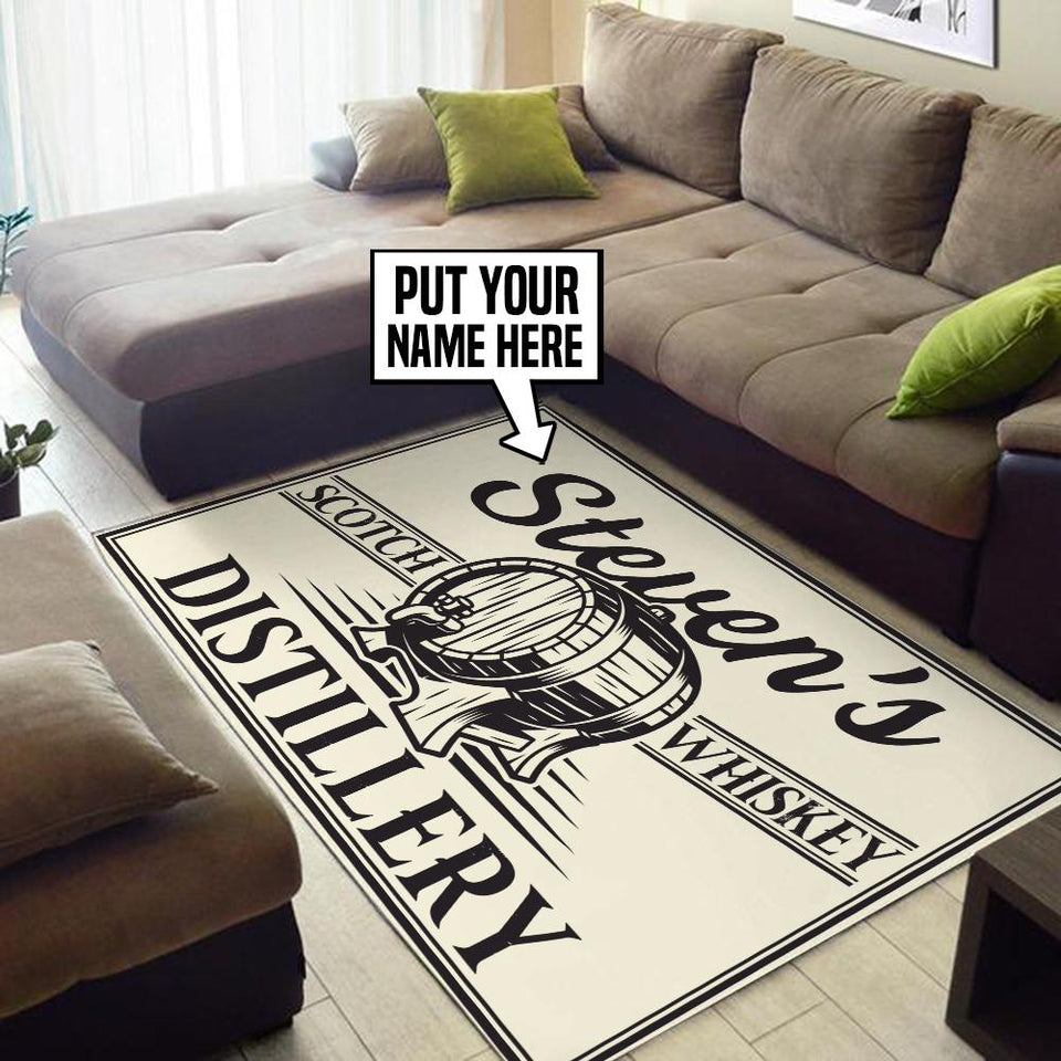 Personalized Scotch Whisky Rug 05473