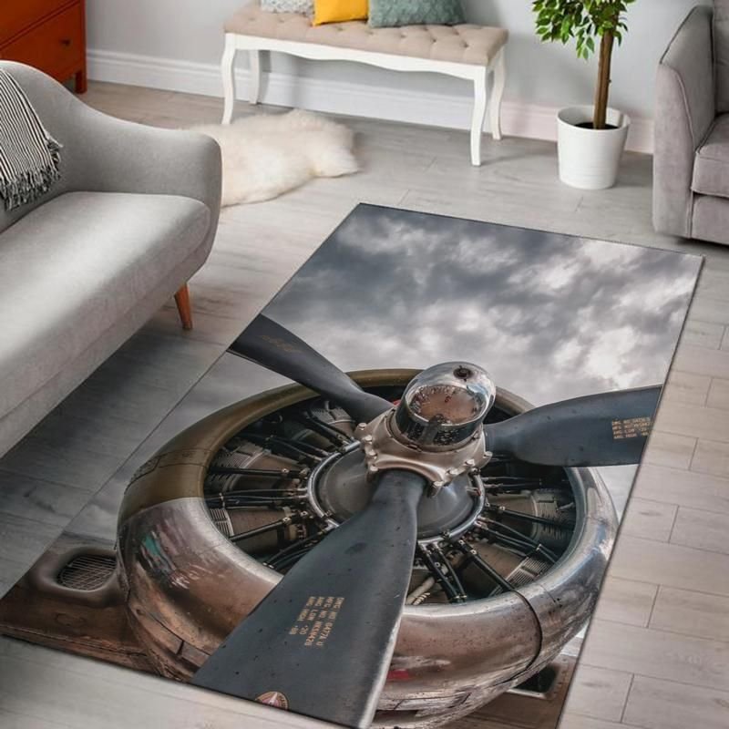Aircraft Rug Air Craft Turbin 02589