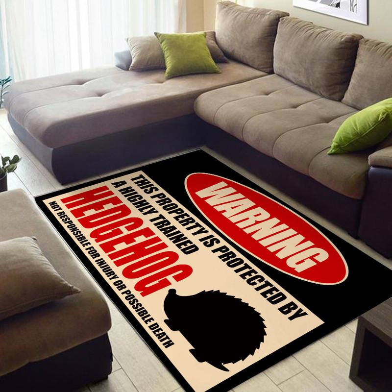 Funny Hedgehog Rug 05369
