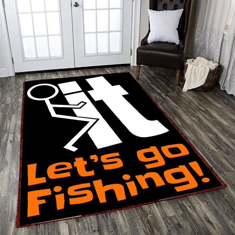 Let's Go Fishing Rug 06151