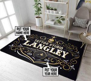Personalized Tattoo Rug 06763