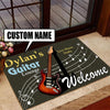 Personalized Guitar Lounge Door Mat Inside Rug Floor Outdoor Mats Decorations 07369