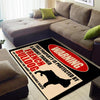 This Property Is Protected By A Highly Trained French Bulldog Not Responsible For Injuryor Possible Death Rug 05376