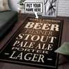 Personalized Beer Rug 06882