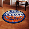 Dads Garage Fatherly Advice Living Room Round Mat Circle Rug 05269