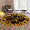 Personalized Tattoo Studio Living Room Round Mat Circle Rug 07180