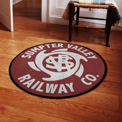 Sumpter Living Room Round Mat Circle Rug Sumpter Valley Railroad 05028