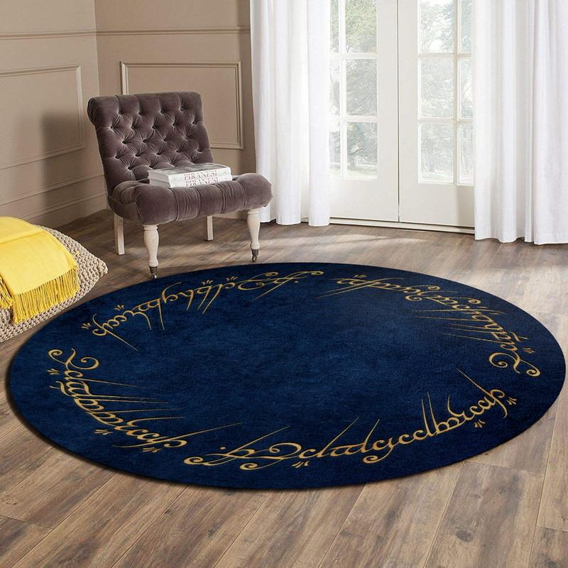 The Lord Of The Ring Living Room Round Mat Circle Rug 07242