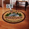 Personalized Woodshop Handcrafted Quality Living Room Round Mat Circle Rug 05358