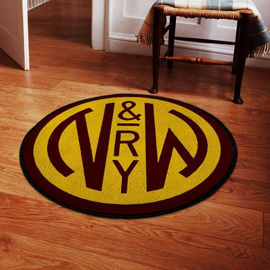 Norfolk Living Room Round Mat Circle Rug Norfolk And Western Railway 04671