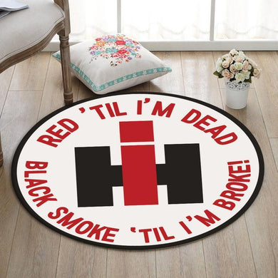 Farmall Living Room Round Mat Circle Rug Farmall Farmer 02535