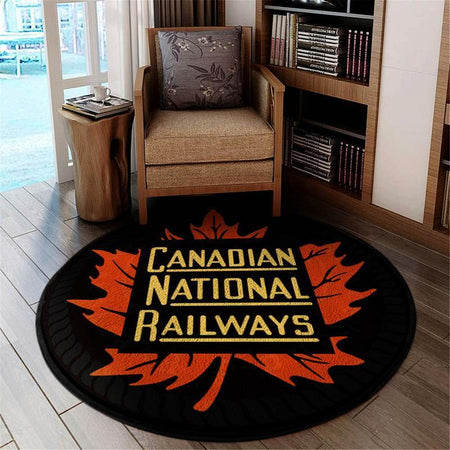 Cnr Living Room Round Mat Circle Rug Canadian Nation Railroad Cn 04393