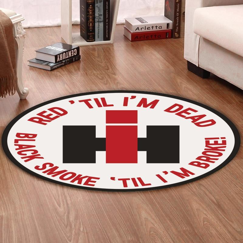 Farmall Living Room Round Mat Circle Rug Farmall Farmer 02535
