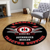Farmall Tractor Living Room Round Mat Circle Rug 07392