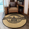 Borr Living Room Round Mat Circle Rug Baltimore Ohio Railroad 04713