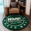Truckdriver Living Room Round Mat Circle Rug Ward Trucking 04892