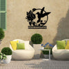 Family Nana's Garden Customized Name Metal Wall Art