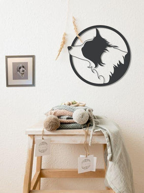 Cute Border Collie for Dog Lovers  | Decor Wall Art - Cut Metal Sign
