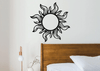 Sun Wall Art Decor - Cut Metal Sign