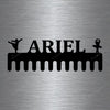 Dance Custom Name Medal Hanger Holder Display Rack 12 Hooks, Cut Metal Signs Dance Custom Bathroom Sign Cool Shop Signs For Garage