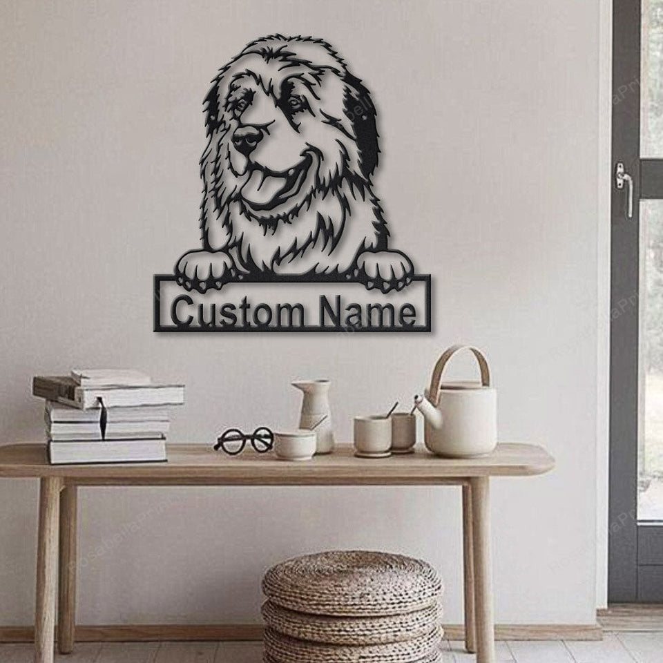 Personalized Great Pyrenees Dog Metal Signs Personalized Great Custom Rustic Sign Funny Personalized Signs For Home Decor