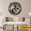 Personalized Land Of The Free Home Of A Veteran Us Marines Metal Signs Personalized Land Custom Name Sign Gorgeous Transformers Metal Sign