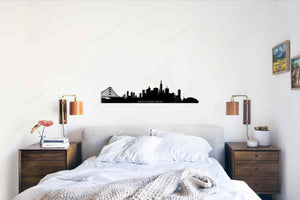 San Francisco City Silhouette Metal Wall Art, San Francisco Skyline Metal , Home Living Room Decoration, Wall Hangings,, Metal Laser Cut Metal Signs San Francisco Custom Wall Sign Plain Metal Address Signs For Houses